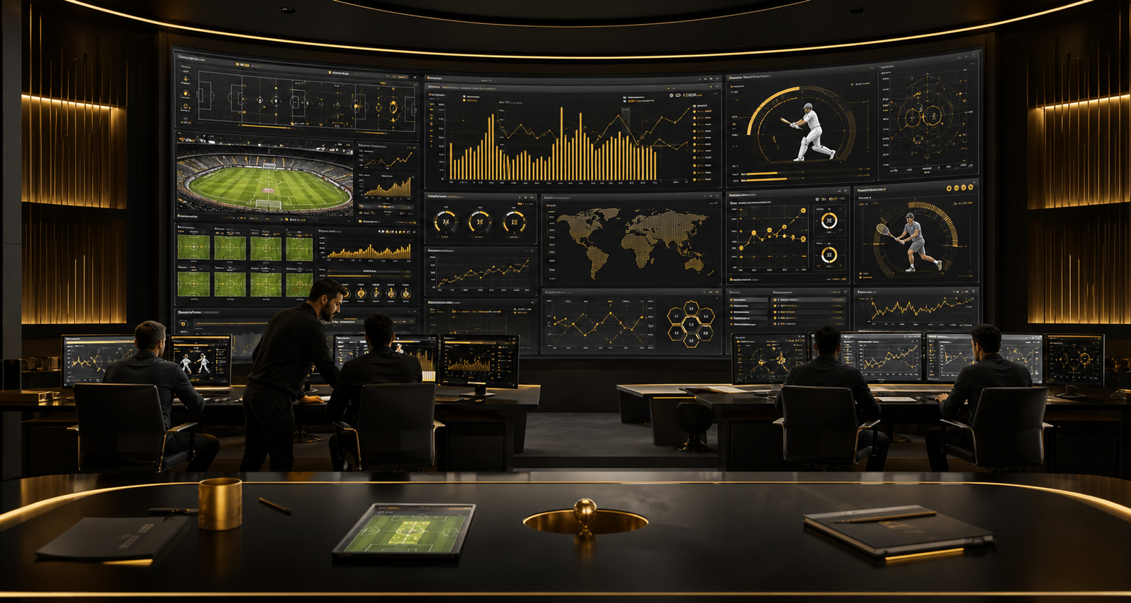 Premium sports analytics operations room
